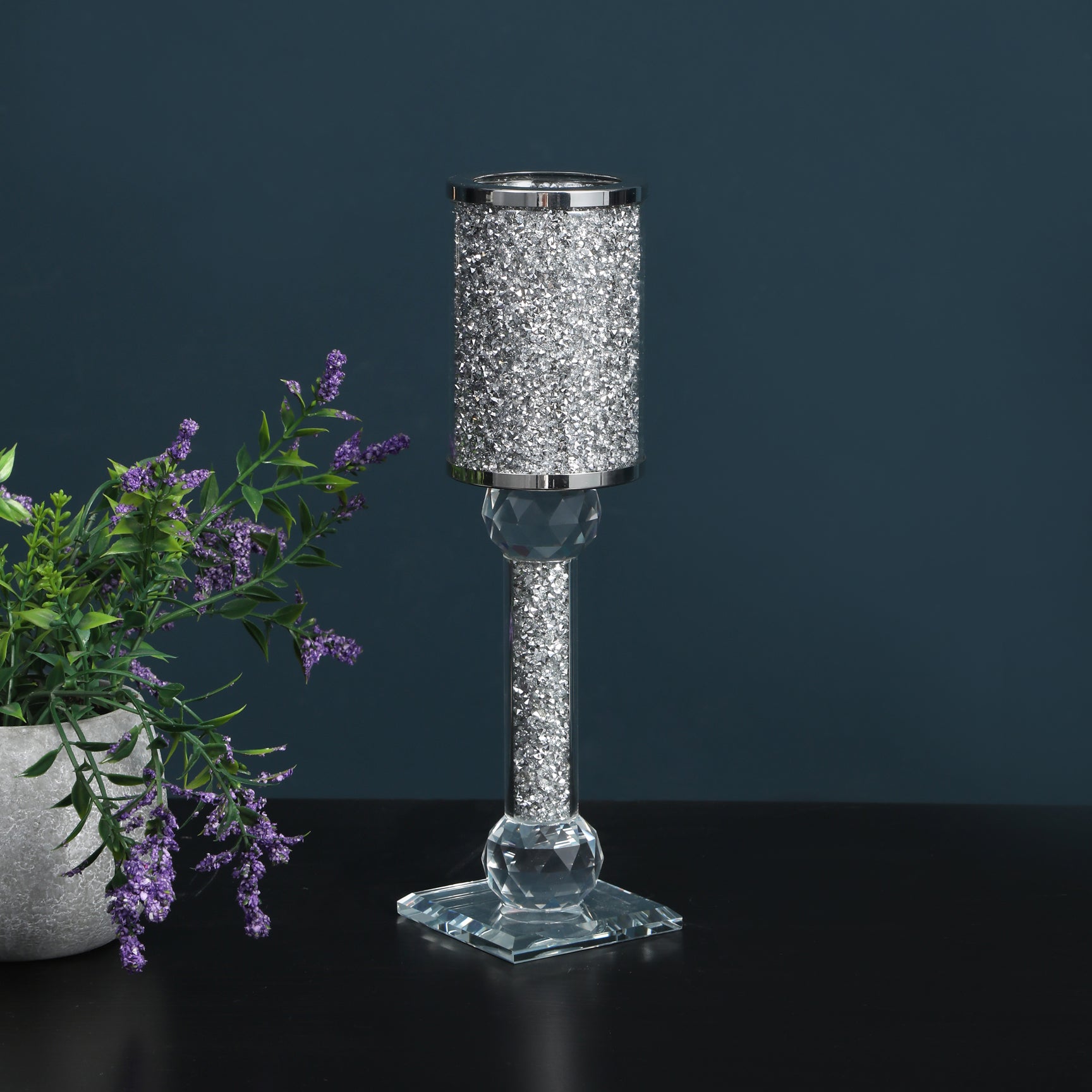 Sparkly Crystal Crushed Rhinestone Paper Towel Holder For - Temu