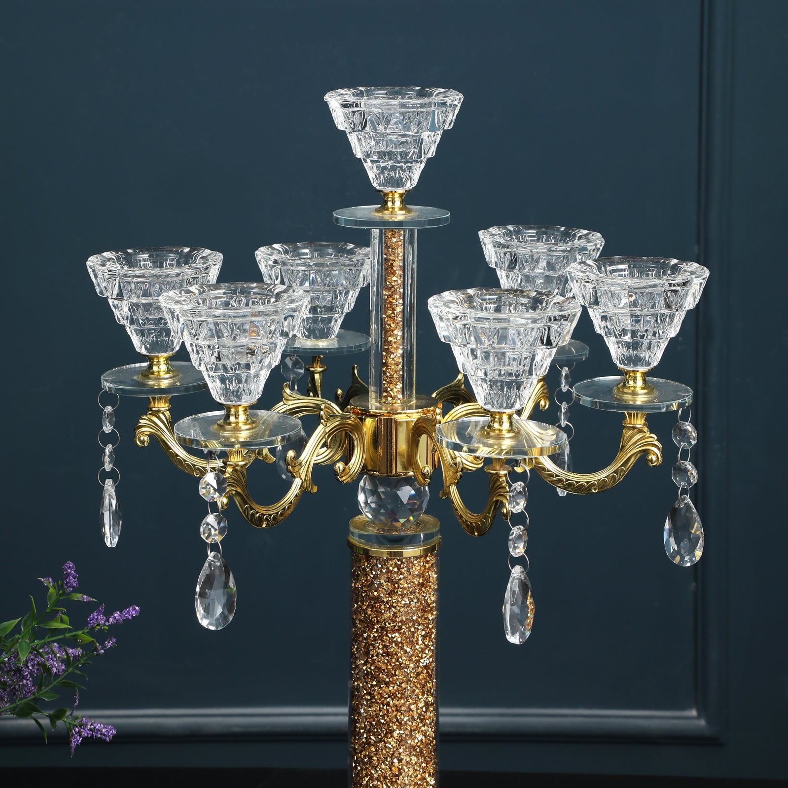 Sparkly Crystal Crushed Rhinestone Paper Towel Holder For - Temu