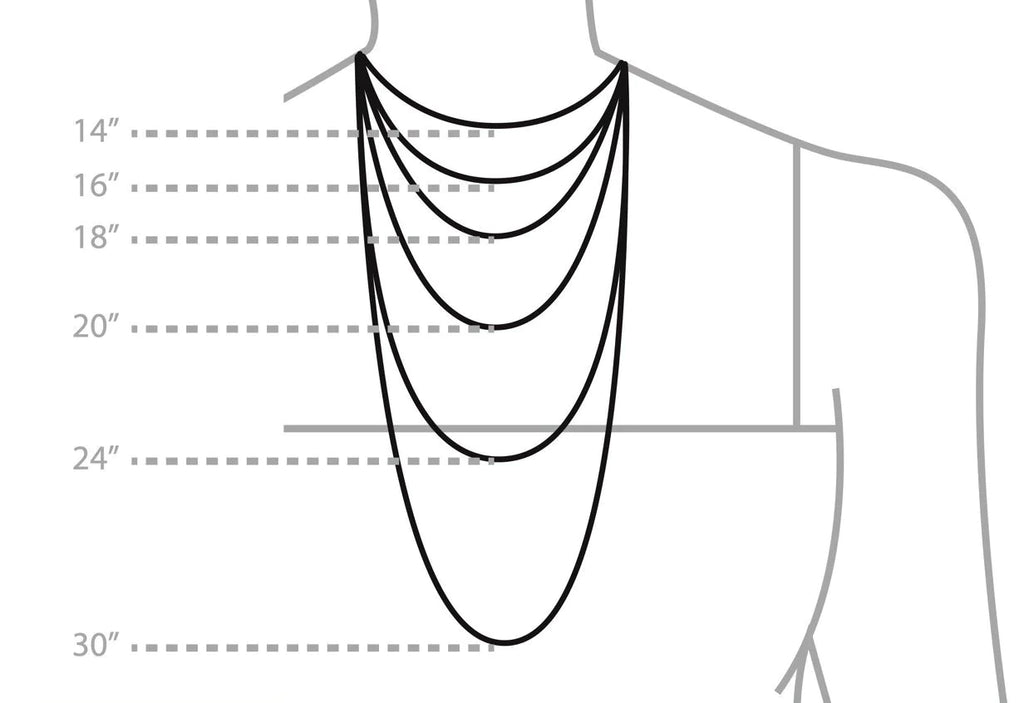 necklace length chart