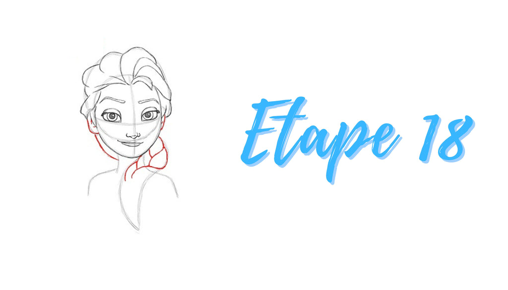 Cómo dibujar a Elsa en Frozen 2