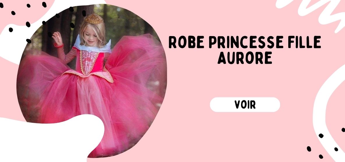 Robe Princesse Fille Aurore