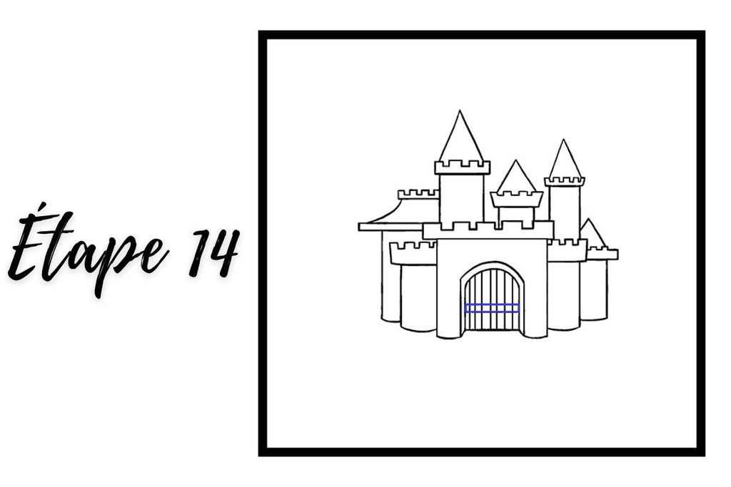 Prinzessin-Schloss-Disney-Tuto-Zeichnung