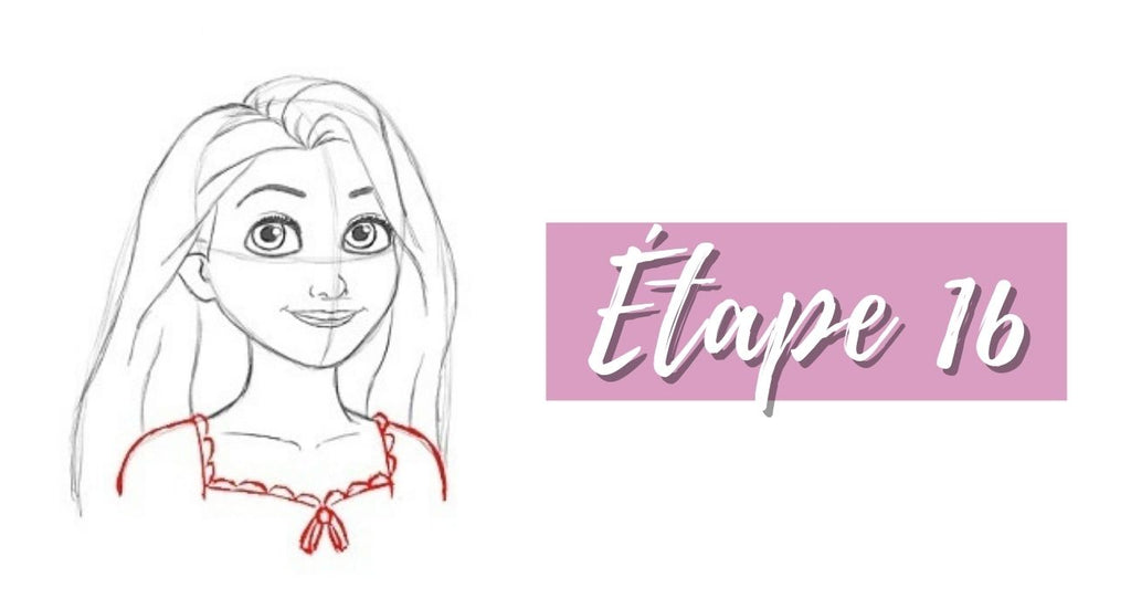 como dibujar a la princesa rapunzel