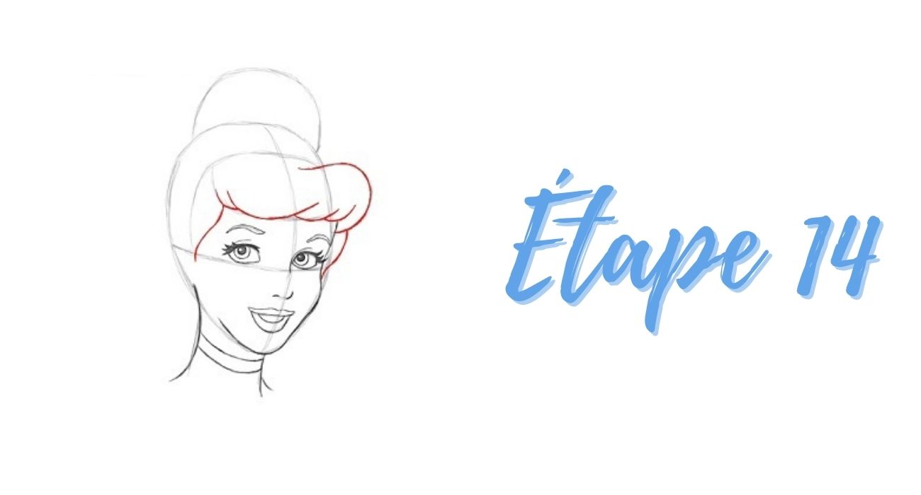 dessiner cendrillon etape par etape