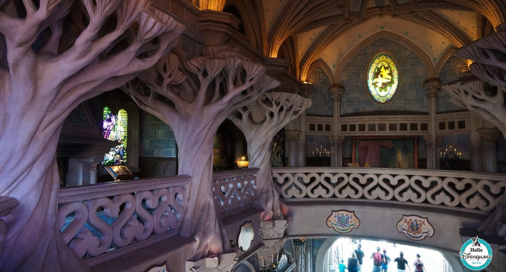 intérieur château disneyland paris