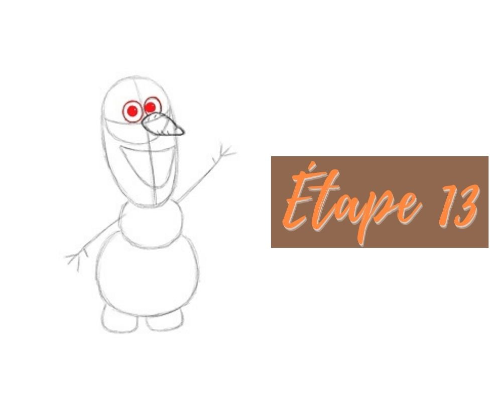 tutorial de dibujo de olaf