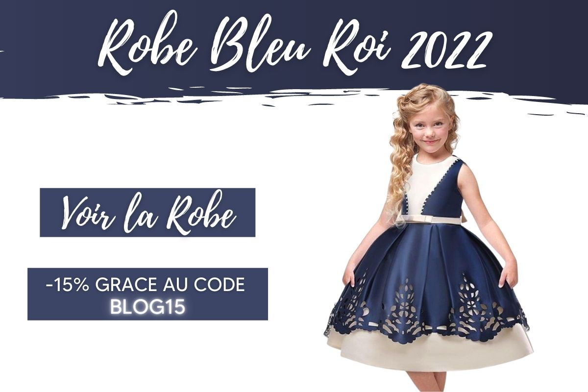 robe bleu roi fille