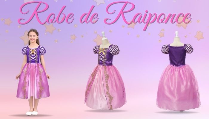 vestido de princesa rapunzel