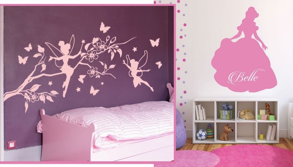 sticker princesse chambre fille