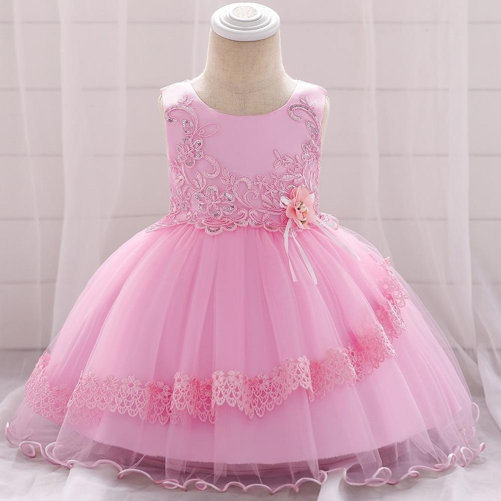 Robe Bapteme Dentelle Bebe Fille Princesse Parfaite