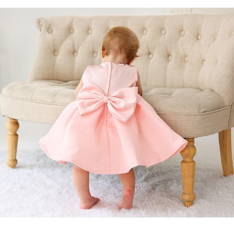 Robe Ceremonie Bebe Rose Princesse Parfaite