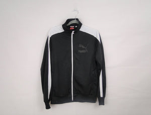 black and white puma track jacket