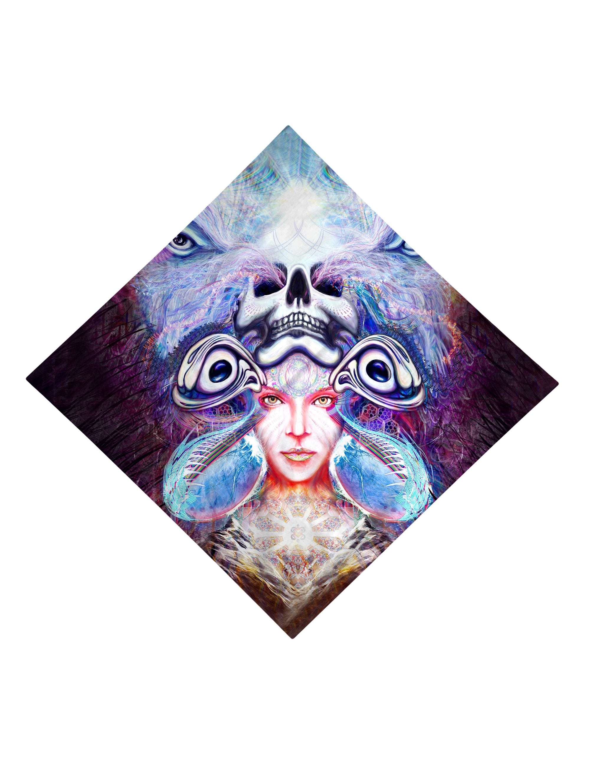 Repressed Illumination Visionary Art Printed Bandana