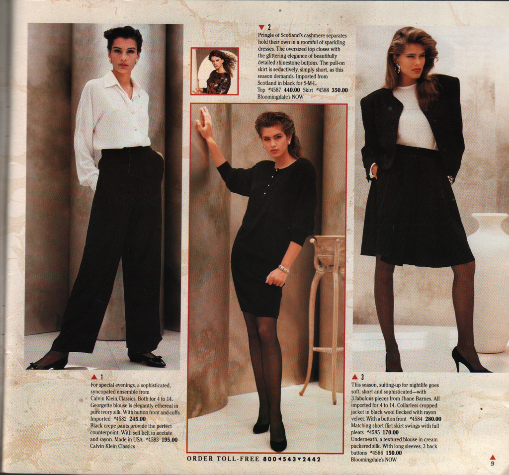 Bloomingdales Christmas 1987 Clothing Fashion Rare Vintage Catalog 061 –  mr-magazine-hobby