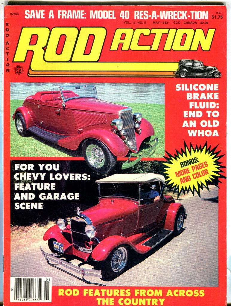 Rod Action Magazine May 1982 Chevy EX w/ML 031717nonjhe