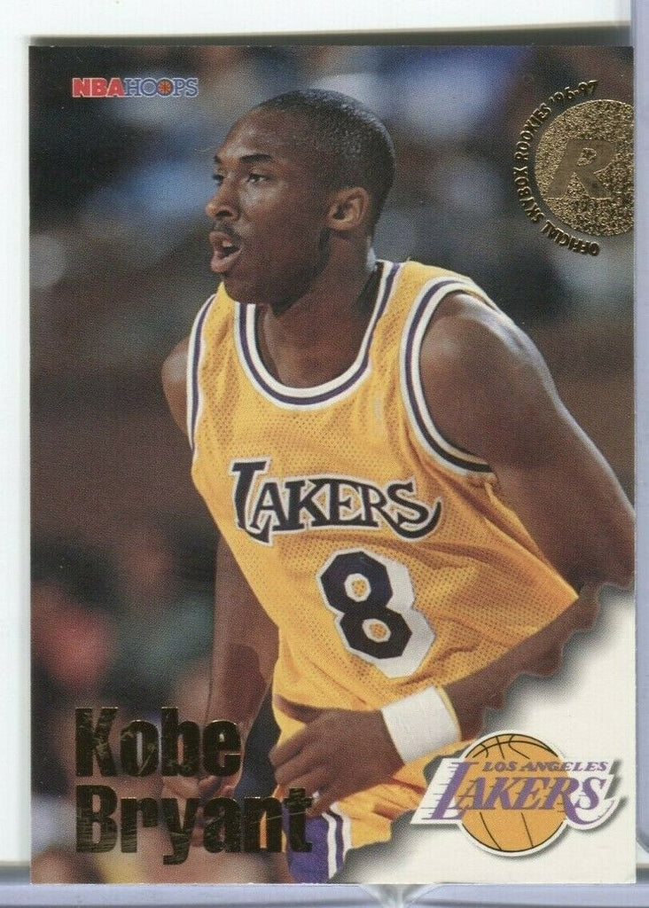 Kobe Bryant Los Angeles Lakers NBA Hoops 96-97 Rookie #281 Skybox