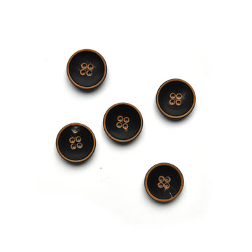 Polished Horn Buttons - Multiple Sizes & Colors