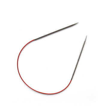 Chiaogoo Needles Circular Knitting Needles 9 Inch Circular Needles Metal Sock  Knitting Needles Red Stainless Steel Needles 