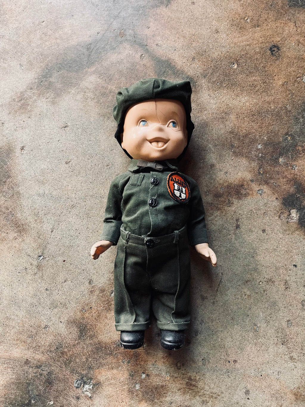 1950's-60's Original Buddy Lee Doll | Railroad Stripe – Nylo Wool