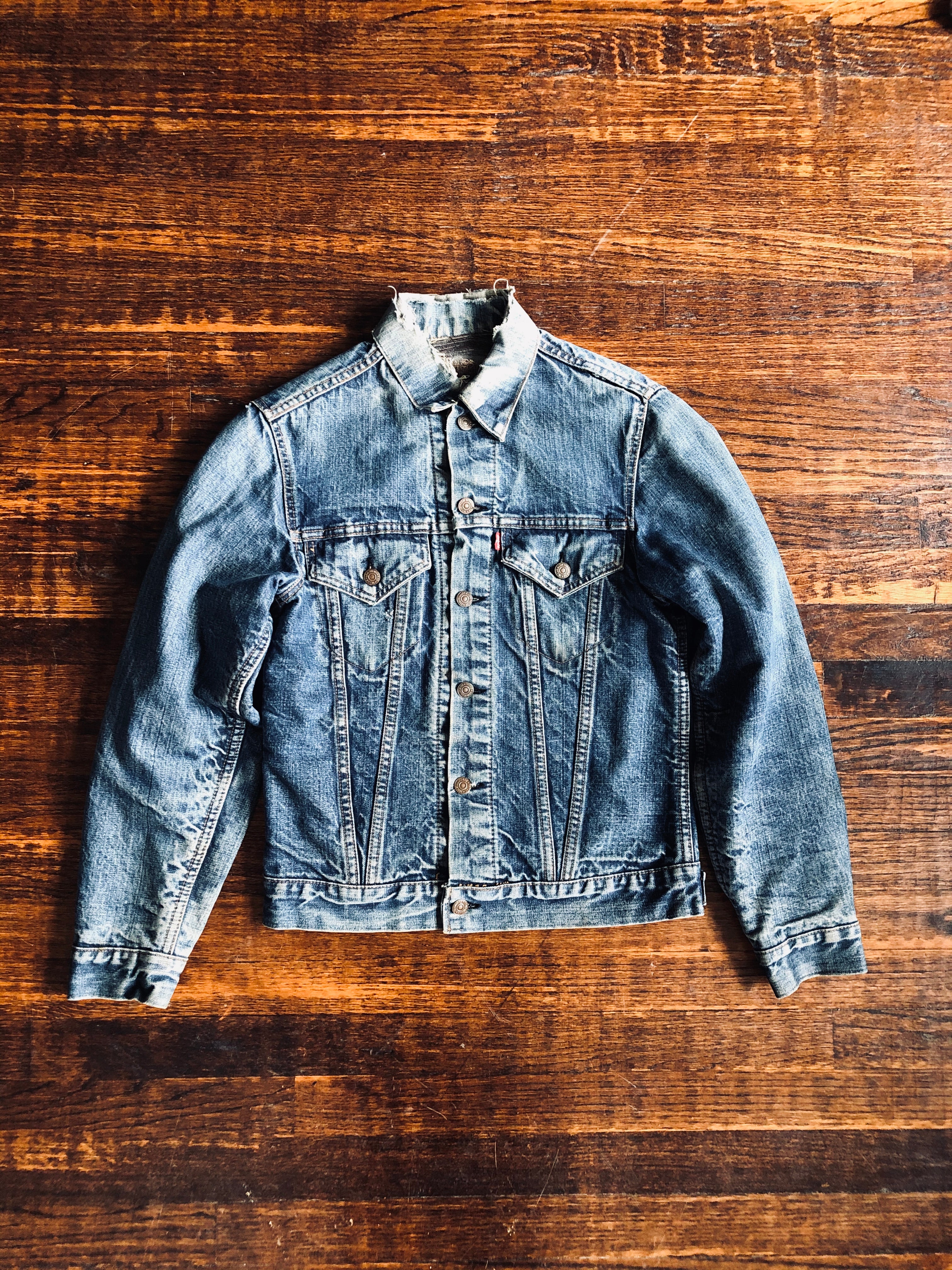 1960's LEVI'S Type-3 Blanket Lined Trucker Jacket | Small – Nylo Wool