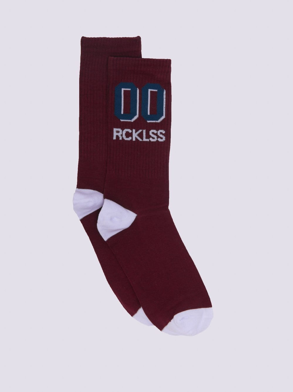 burgundy sports socks