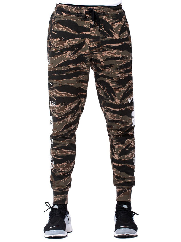 Micah Sweatpants- Tiger Camo - Young & Reckless