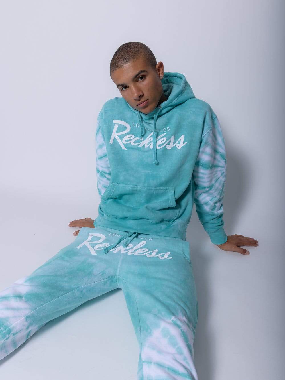 tie dye hoodie and sweatpants set