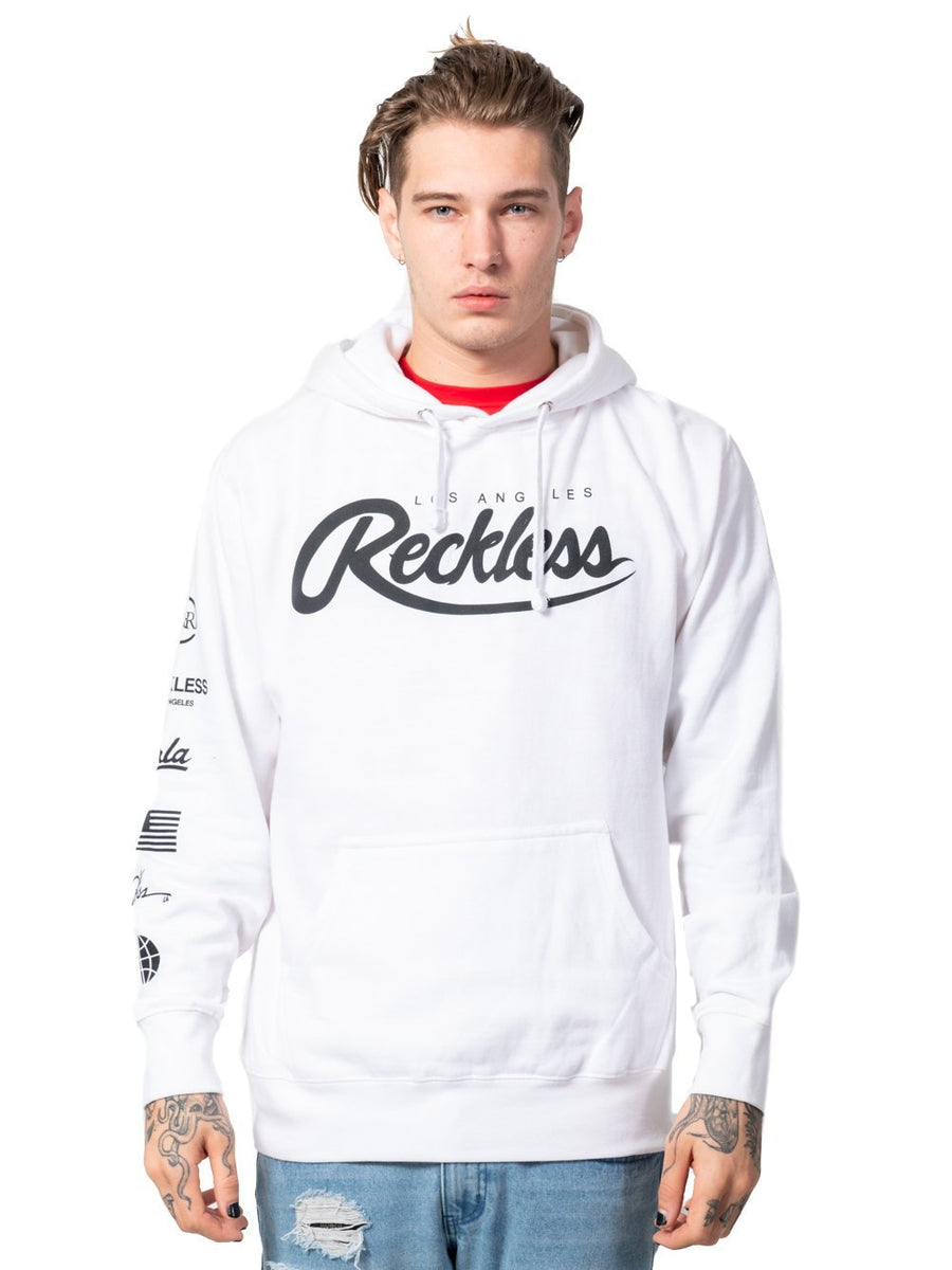 young and reckless white hoodie