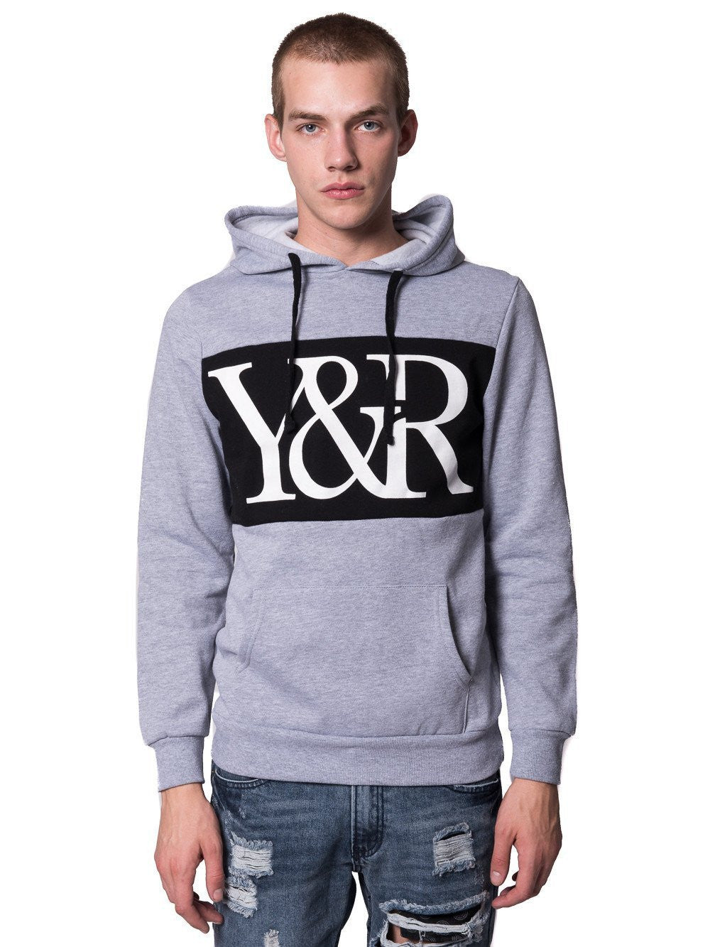 Download Hybrid Pullover Hoodie - Heather Grey