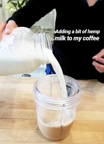 hemp milk coffee