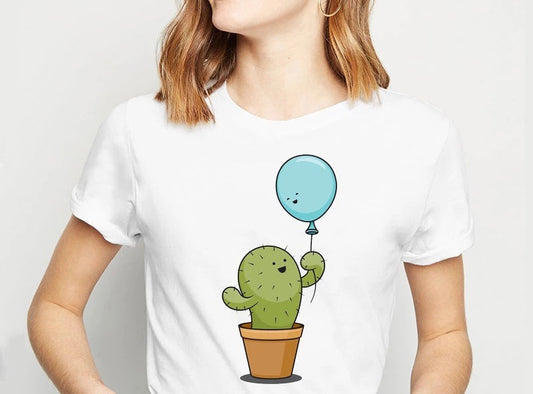 T shirt store con cactus