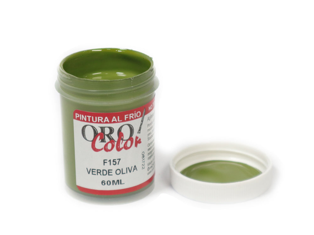 Pintura para cerámica en frío Verde hoja 45 ml