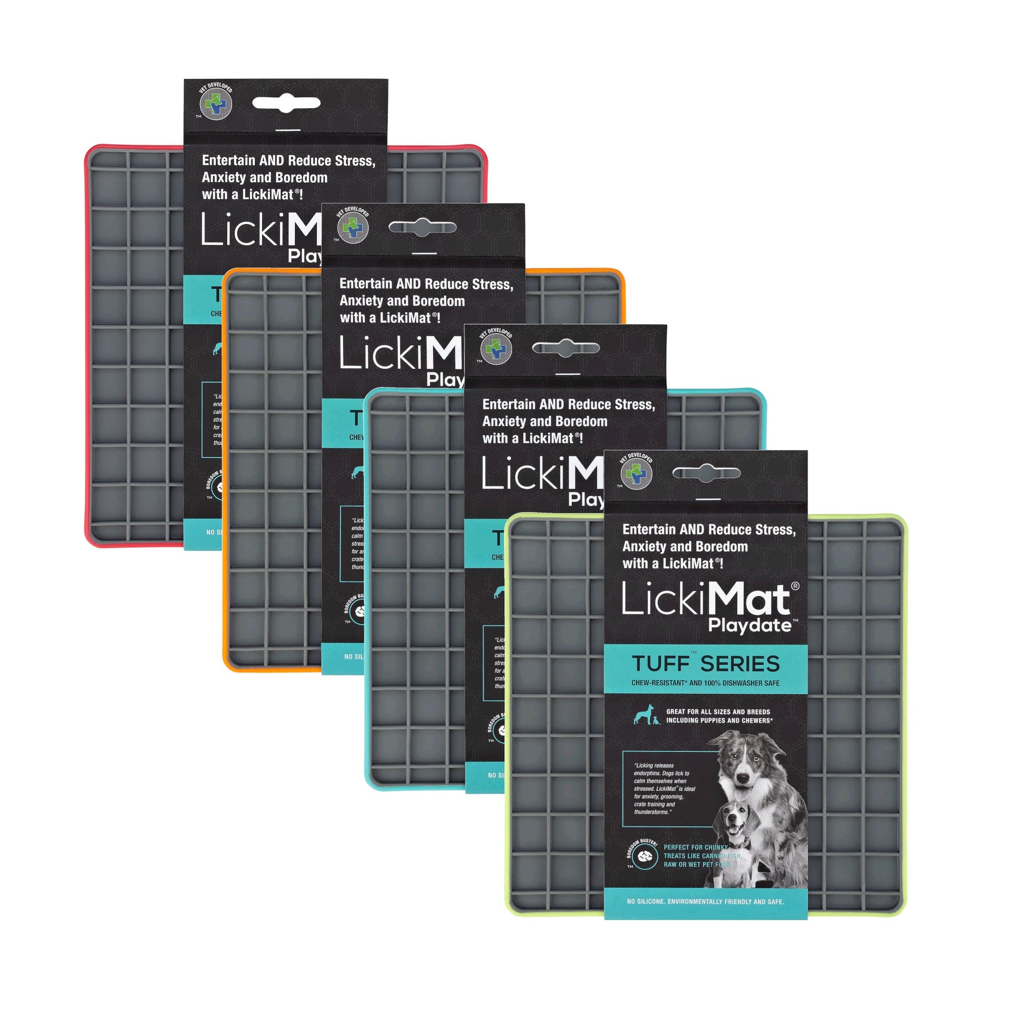 LickiMat Tuff™ Lick Mat - Set of 3 – Rover Store