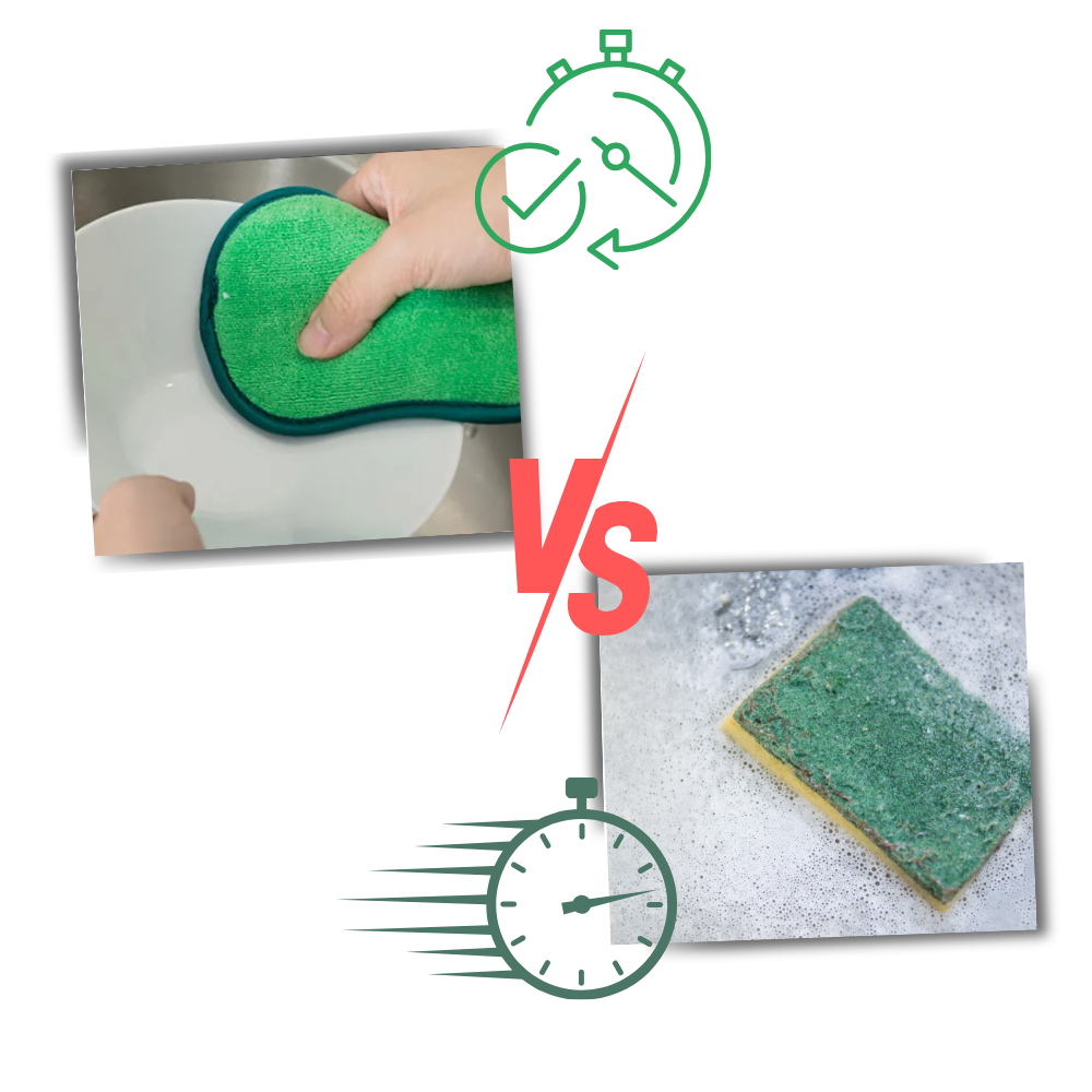 Durable Reusable Dish Sponge  - Overcoming the Disposable Dilemma - Ozerty