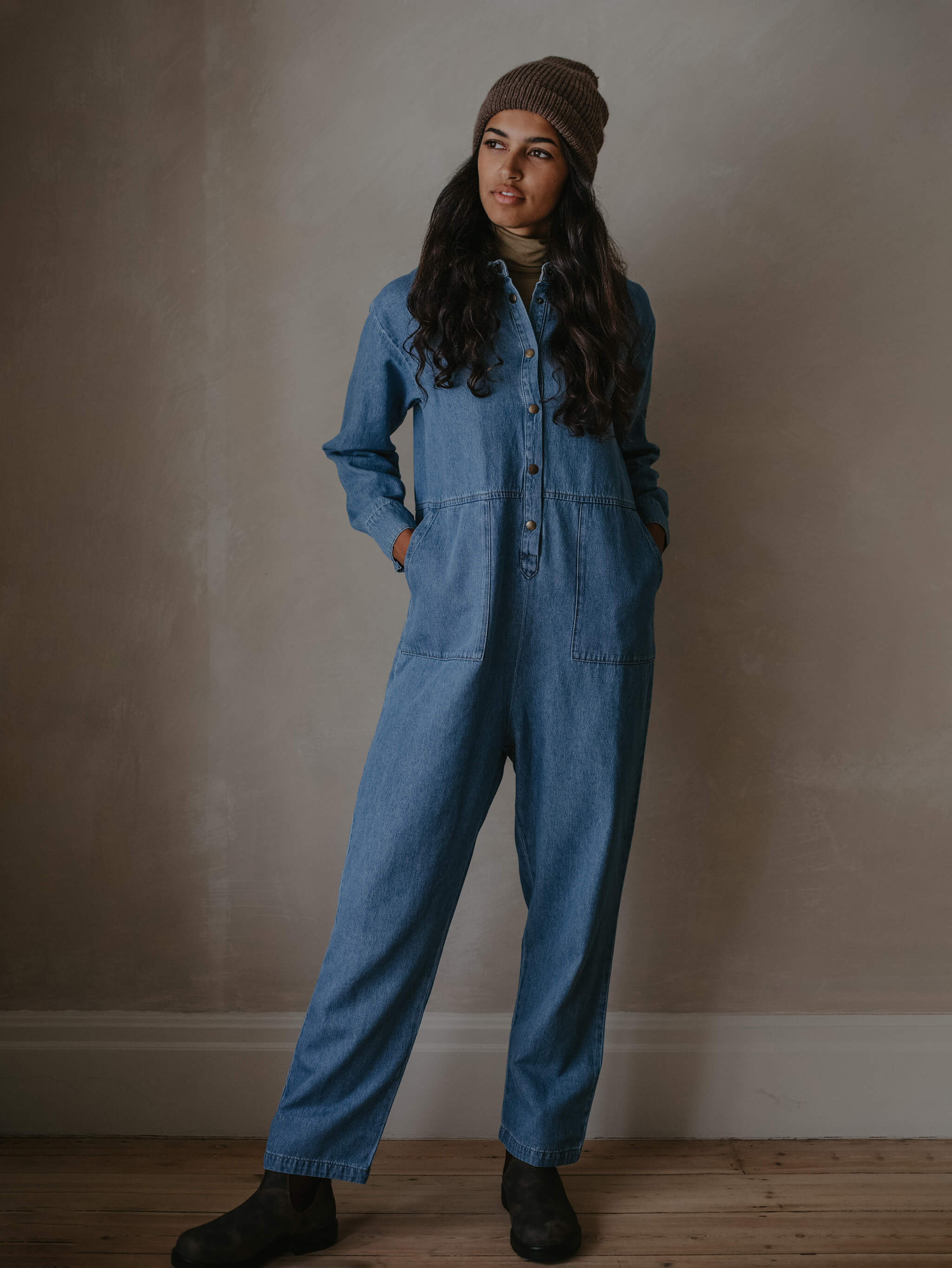 Denim cargo jumpsuit - Women | MANGO OUTLET USA