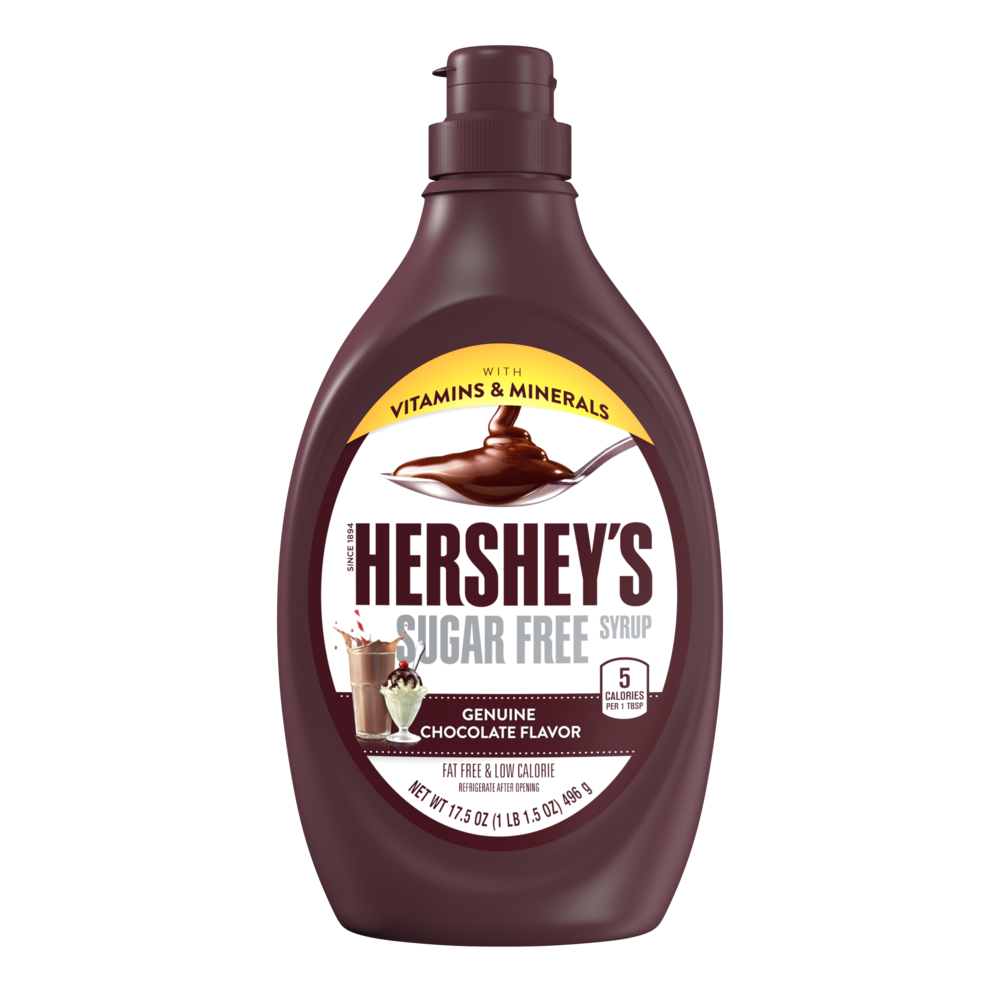 Hersheys SUGAR FREE SYRUP {Genuine Chocolate Flavor} (1 unit- 496 g) –  SanaMarket