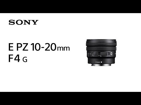 Sony E PZ 10-20mm F4 G APS-C Power Zoom G Lens — The Sony Shop