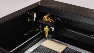 Place the material in your FLUX laser cutter