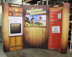 Custom Coyote Agriculture Display