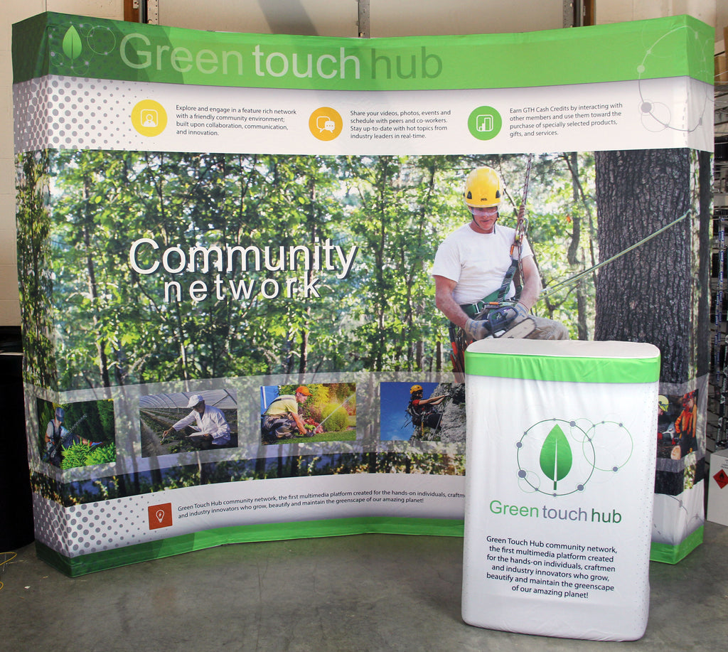 Green touch hub Hop Up Display