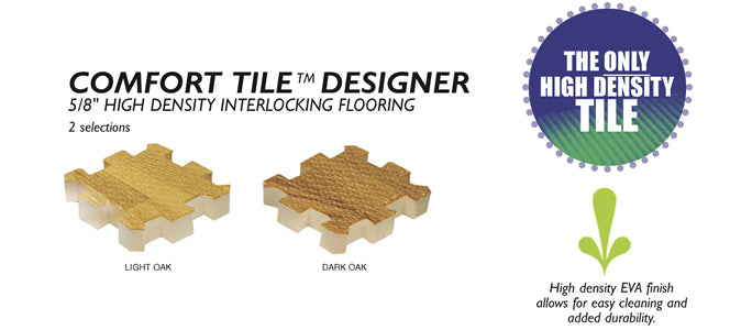 Faux Wood Interlocking Flooring Colors