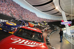 Exhibitors at NASCAR Matrix Frame Display