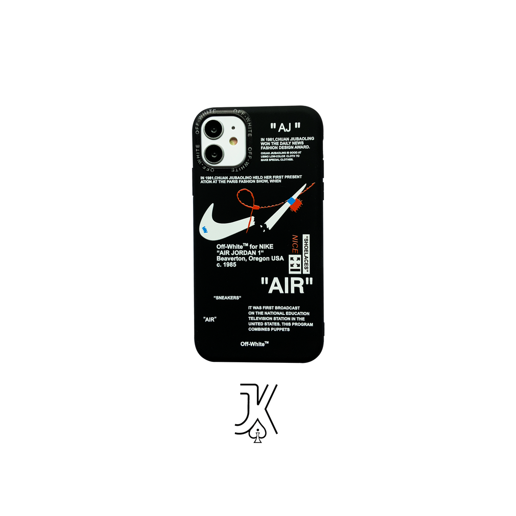 Nike X Offwhite Phone Case Black Justinkace