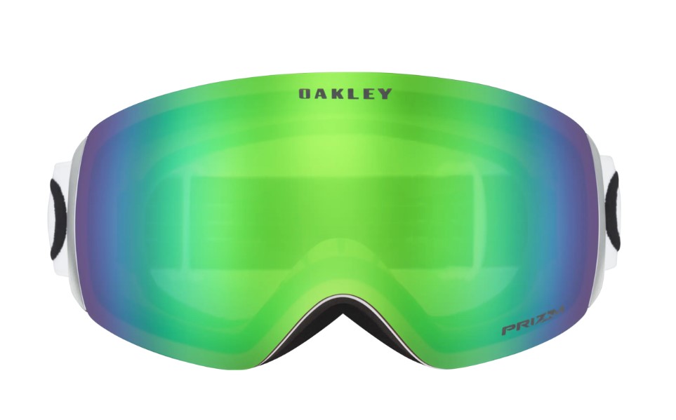 OAKLEY Snow Goggles Flight Deck (Matte White Frame / Prizm Jade Iridiu –  Vision Opticians
