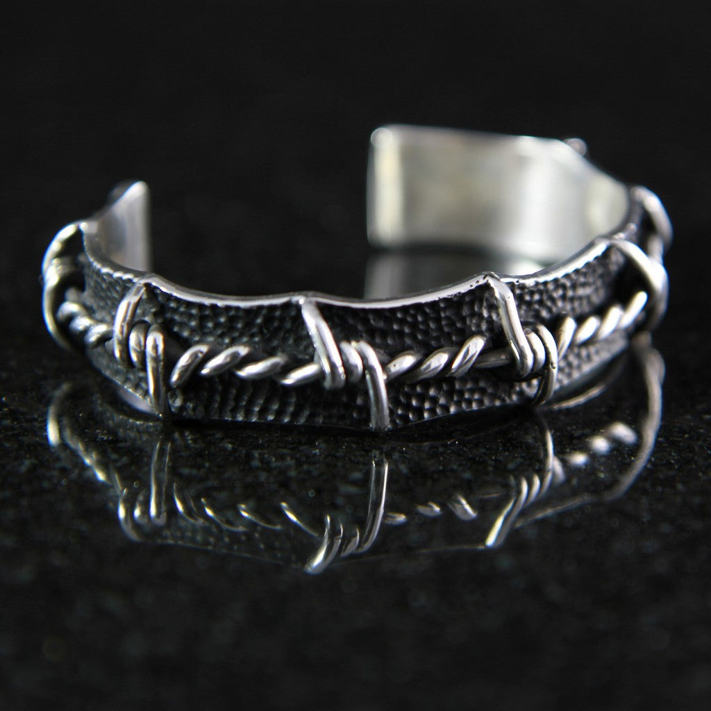 barbed wire bracelet