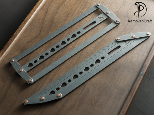 Leather Hole Punch Tool -Oblong Punch - Leather /Belt/Watch  Strap/Collar/Handbag/Purse Holes Punch – KemovanCraft
