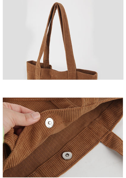 Troy Corduroy Casual Bag-holiholic.com