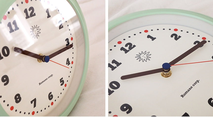 [ROMANE] Ice Cream Wall Clock – 4 colors