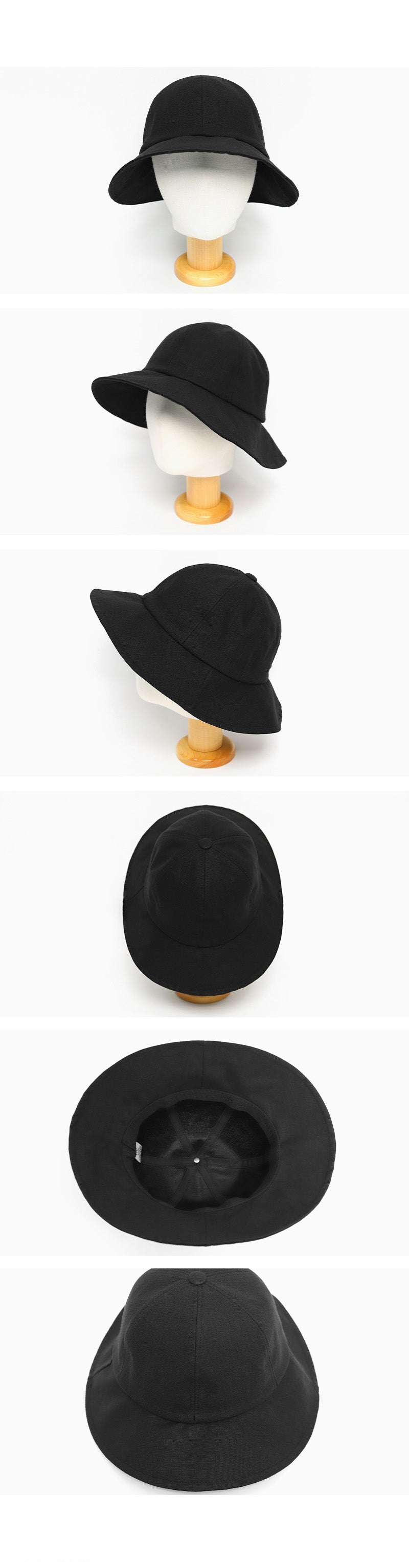 Linen Plain Bucket Hat-holiholic.com