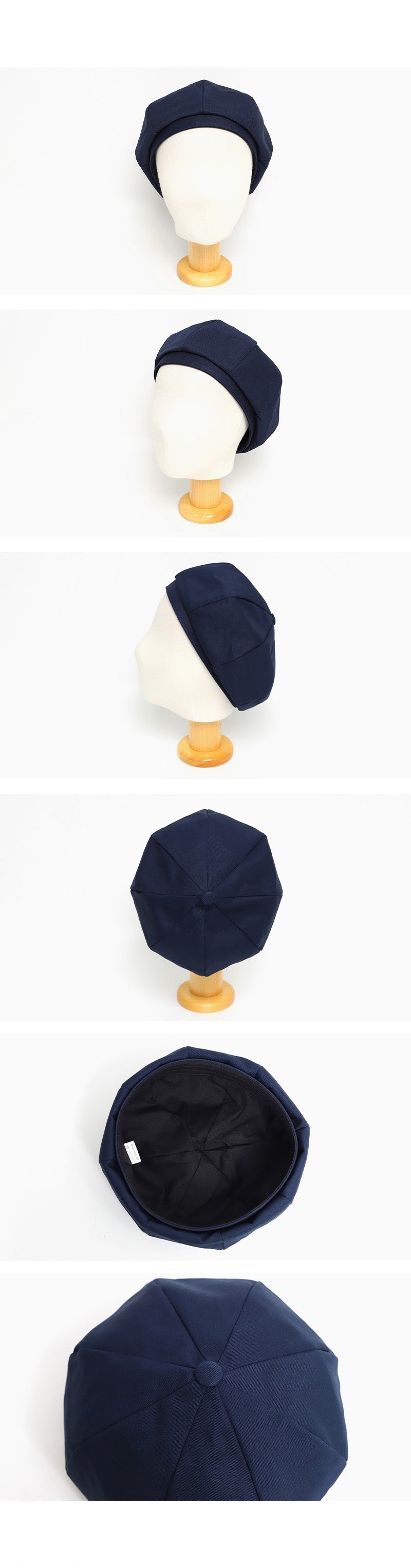 Button Cotton Beret-HOLIHOLIC.COM